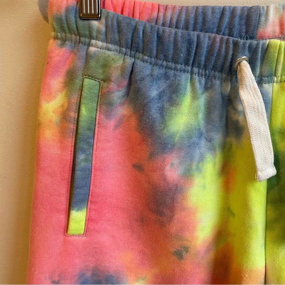 Sommer Ray Tie Dyed Rainbow Cotton Jogger Sweatpants size M - Picture 3 of 5